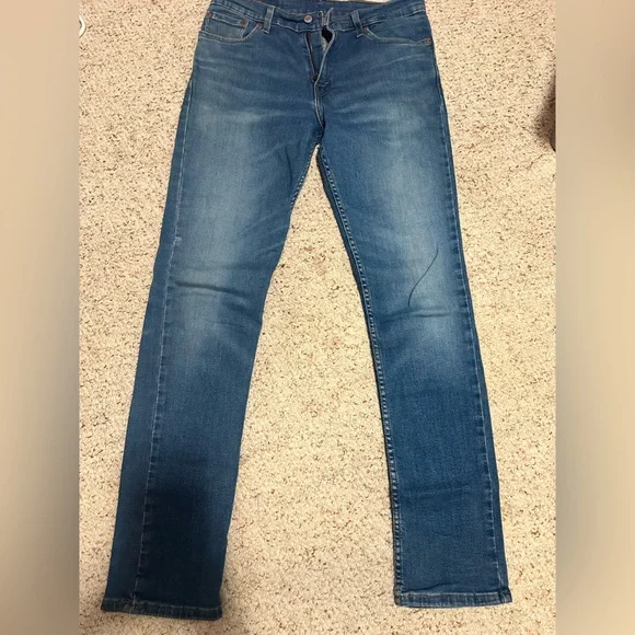 Levi's Blue Straight Jeans Classic Style 511 - Picture 2 of 3